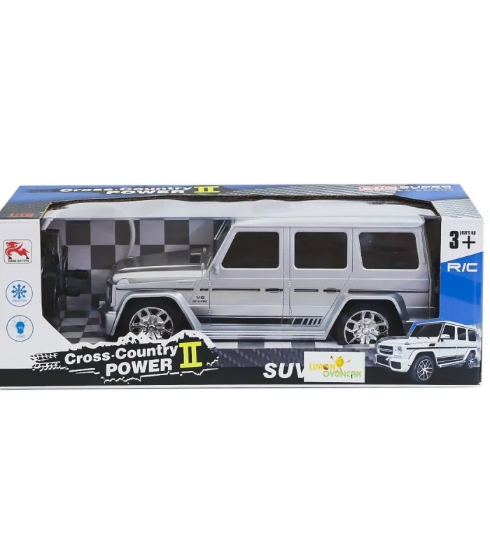 8578-2A Kumandalı Şarjlı Jeep Cross Country -Limon Oyuncak