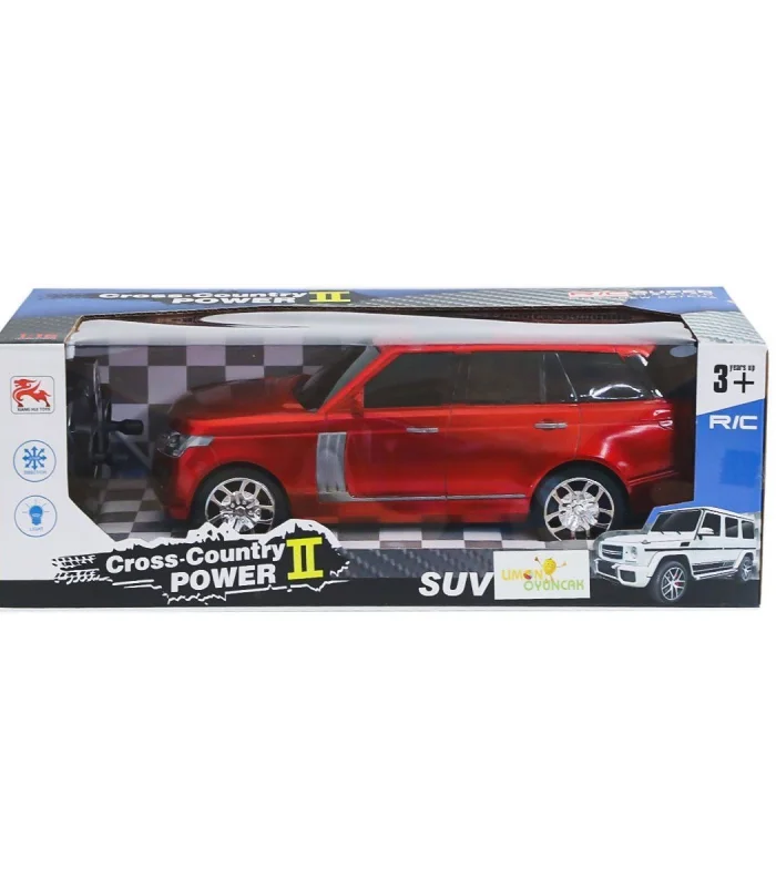 8578-2A Kumandalı Şarjlı Jeep Cross Country -Limon Oyuncak