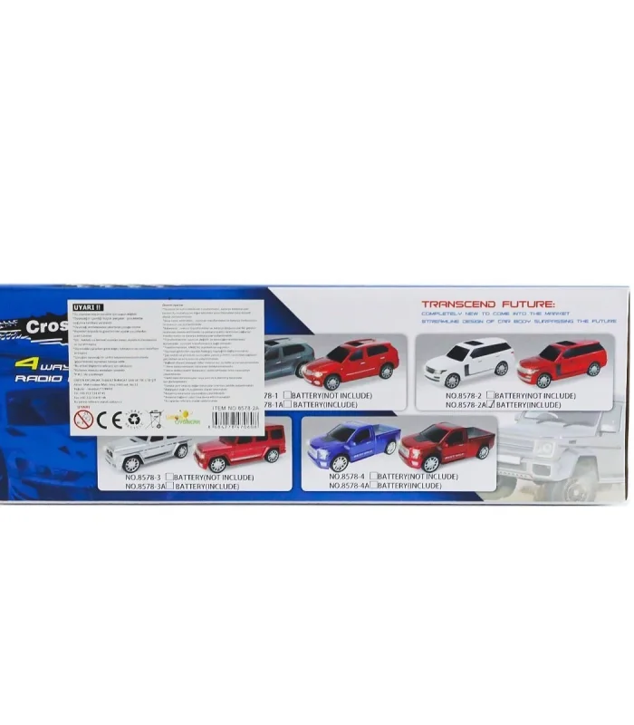 8578-2A Kumandalı Şarjlı Jeep Cross Country -Limon Oyuncak