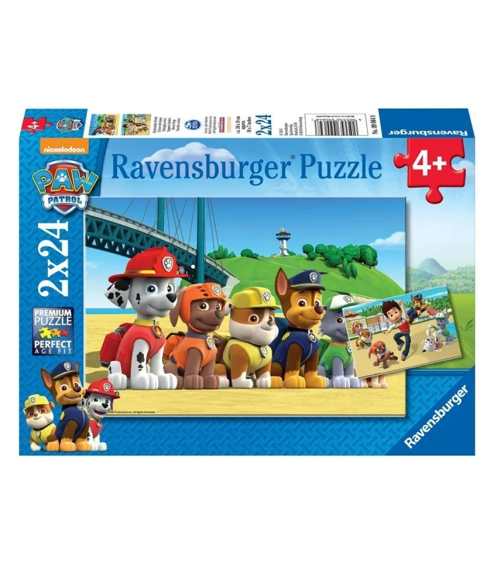 90648 Paw Patrol 2x24 parça Ravensburger Puzzle
