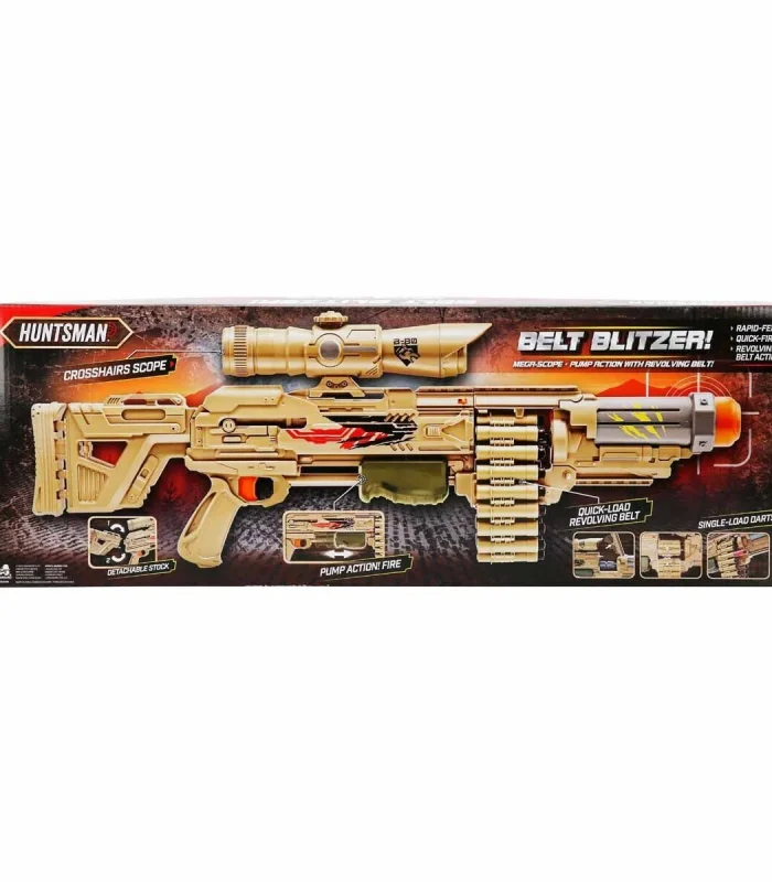 91955 Belt Blitzer 18 Mermili Sünger Dart Atan Silah -Sunman