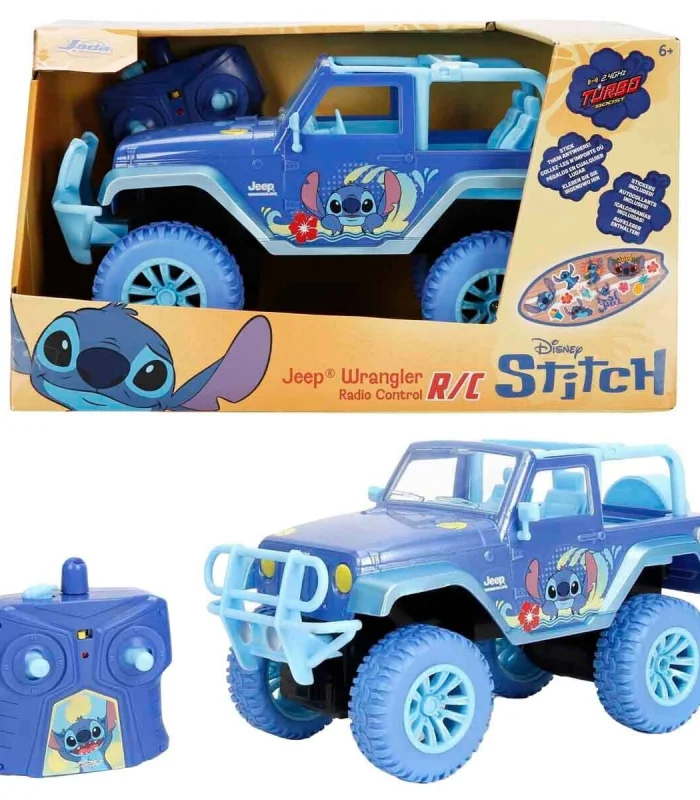 9267 SUN-SIM-JDA-R C ARABA 1 16 STITCH JEEP WRANGLER F F 2 4GHZ STCH