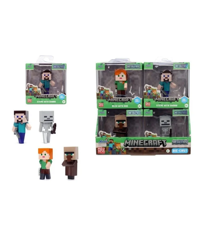 9385138300W04 Minecraft Figures 2 5 Wave 4die-cast pop-culture collectible(Belirtilen fiyat, tekli satış için adet fiyatıdır.)