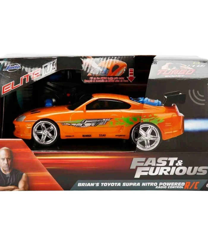9462 SUN-SIM-JDA-RC ARABA 1 24 FAST FURIOUS BRIANS TOYOTA SUPRA NITRO POWERED