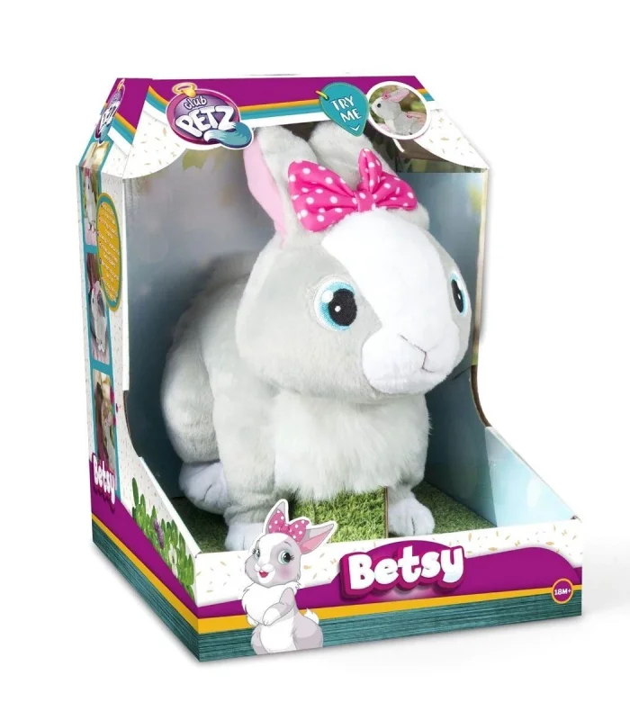 9586 Sesli ve Hareketli Peluş Tavşan Betsy -Sunman