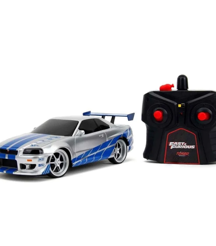 9772 SUN-SIM-JDA-RC ARABA 1 24 FAST FURIOUS NISSAN SKYLINE GTR 2 4 GHZ FASTF