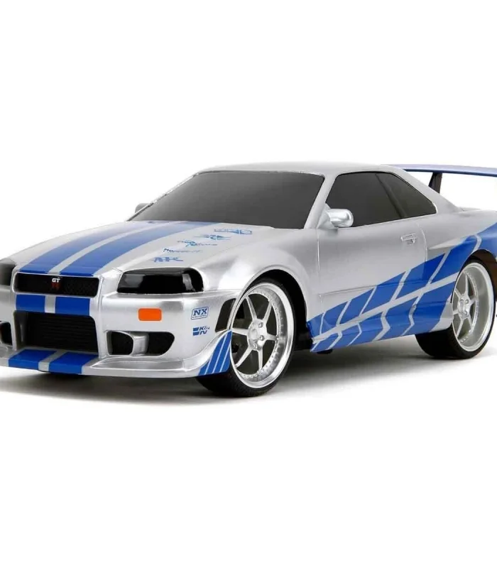 9772 SUN-SIM-JDA-RC ARABA 1 24 FAST FURIOUS NISSAN SKYLINE GTR 2 4 GHZ FASTF