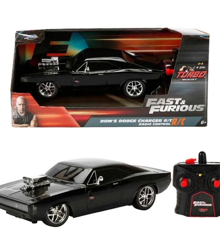9773 SUN-SIM-JDA-RC ARABA 1 24 FAST FURIOS DODGE CHARGER 1970 2 4GHZ FASTF