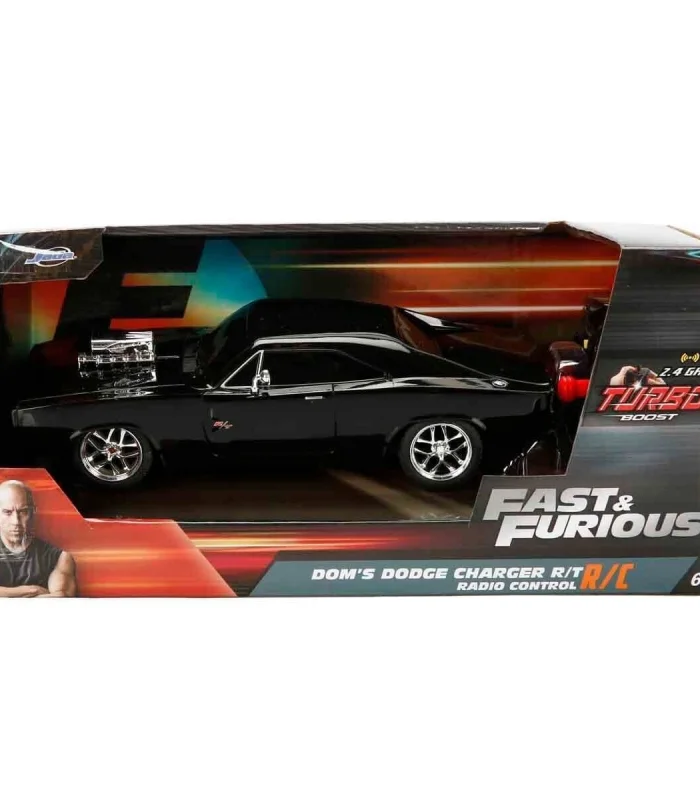 9773 SUN-SIM-JDA-RC ARABA 1 24 FAST FURIOS DODGE CHARGER 1970 2 4GHZ FASTF