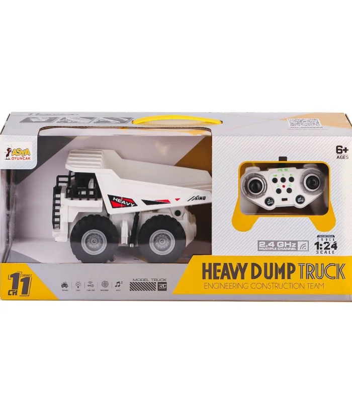 A8196-QH9008 Kumandalı Ağır Döküm Kamyon 1:24  -Asya Oyuncak