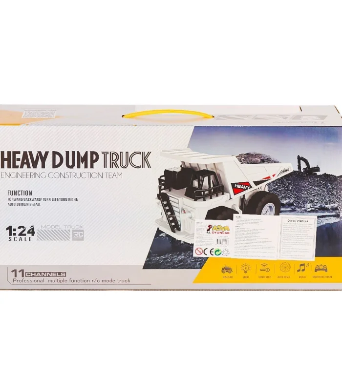 A8196-QH9008 Kumandalı Ağır Döküm Kamyon 1:24  -Asya Oyuncak