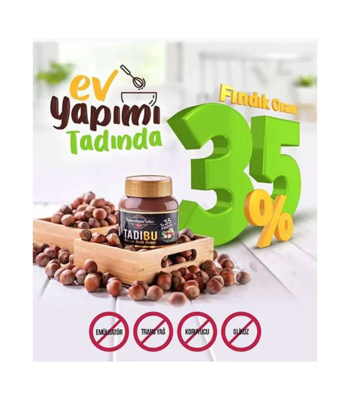 Abdurrahman Tatlıcı Tadıbu Parçacıklı Fındık Ezmesi 330 Gr
