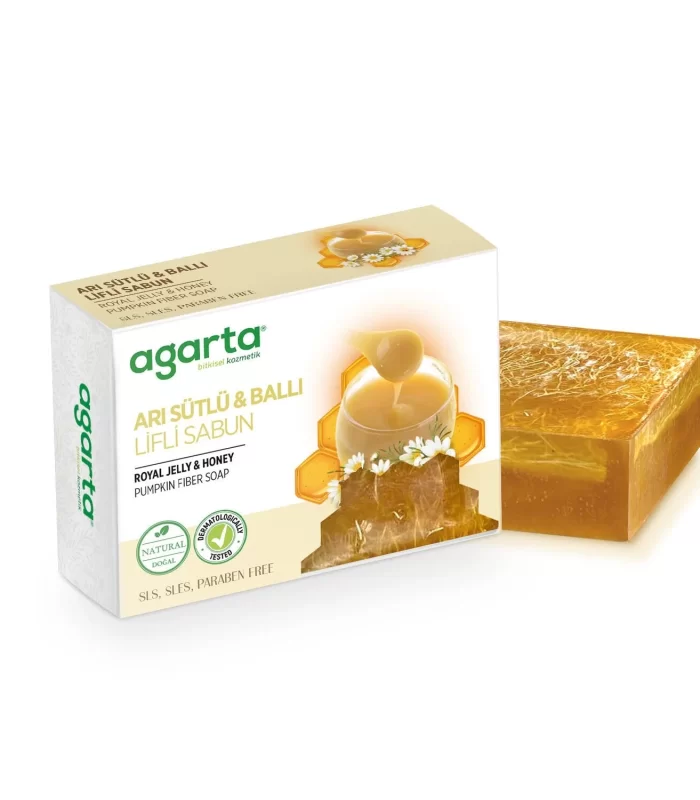 Agarta Arı Sütlü ve Ballı Lifli Sabun 150 Gr