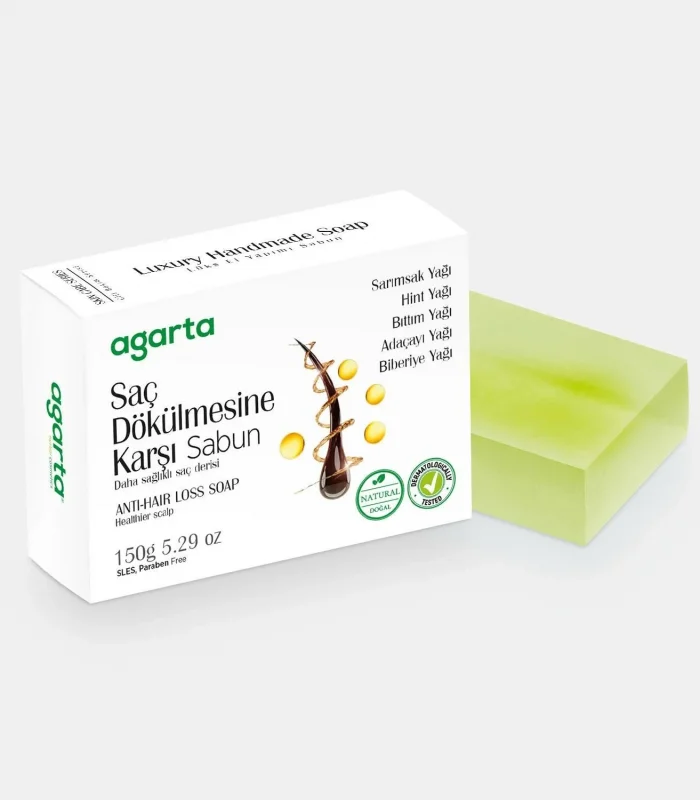 Agarta Cilt Bakım Sabunu 150 Gr Saç Dökülmesine Karşı