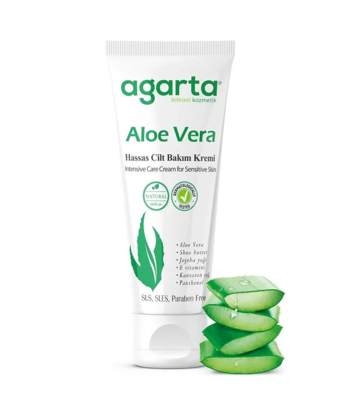 Agarta Doğal Cilt Bakım Kremi 75 Ml Aloe Vera