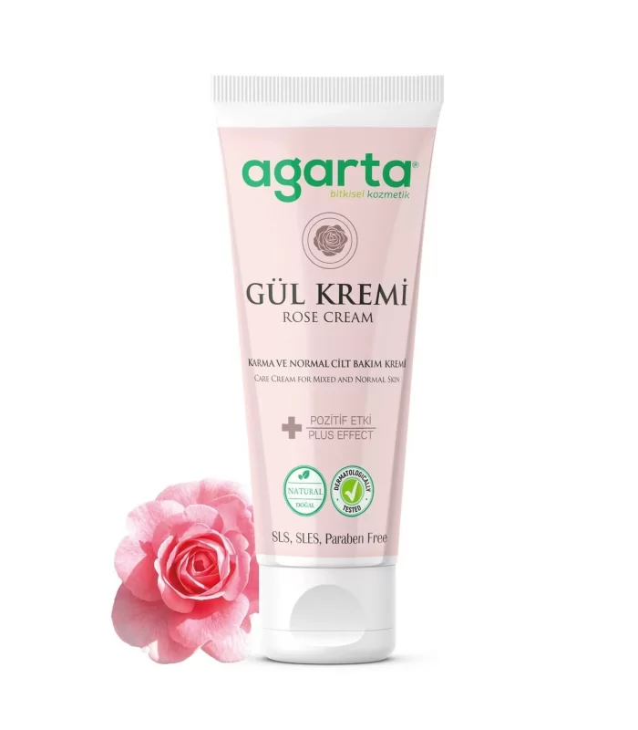 Agarta Doğal Cilt Bakım Kremi 75 ml Gül