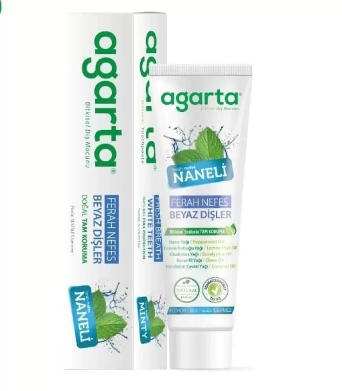 Agarta Doğal Diş Macunu 100 Ml Nane Özlü