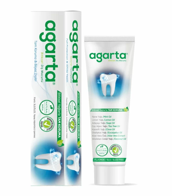 Agarta Doğal Diş Macunu 100ml Bitki Özlü