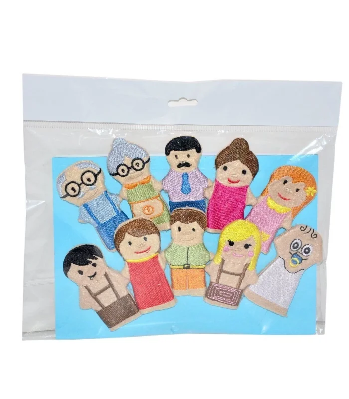 AND-5087 İnsanlar Parmak Kukla Seti -Anadolu Oyuncak