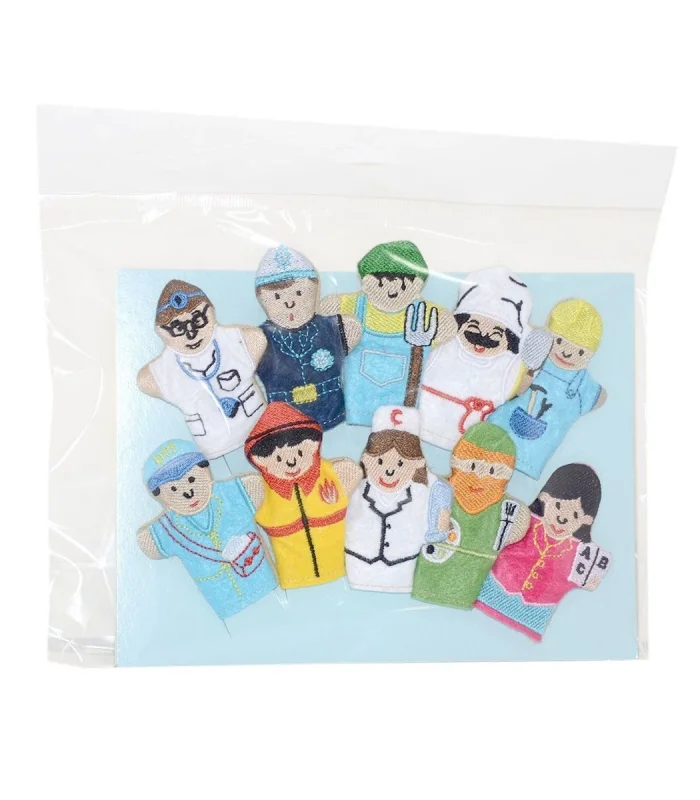 AND-5197 Meslekler Parmak Kukla 10lu -Anadolu Oyuncak