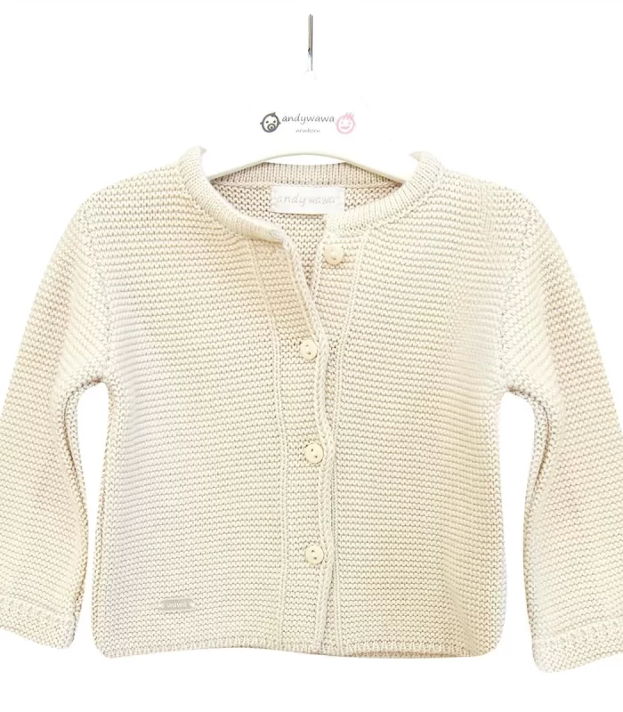 Andywawa AC24333 Basic Bebe Ceket Beige