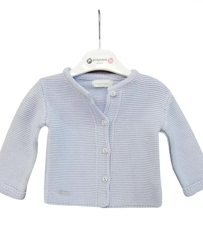 Andywawa AC24333 Basic Bebe Ceket Blue