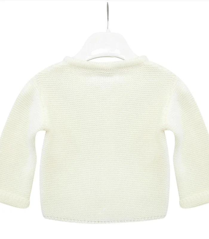 Andywawa AC24333 Basic Bebe Ceket Ekru