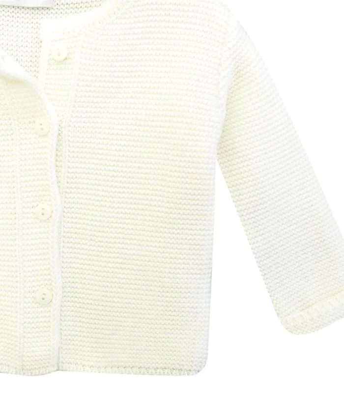 Andywawa AC24333 Basic Bebe Ceket Ekru