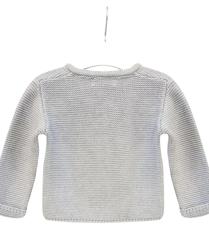 Andywawa AC24333 Basic Bebe Ceket Grey Melange
