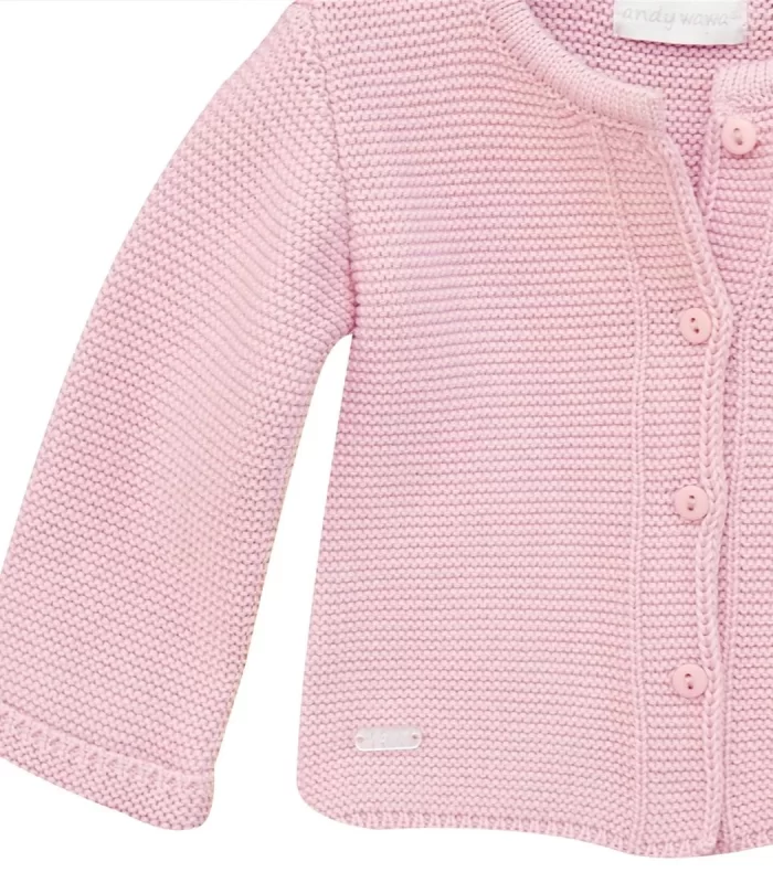 Andywawa AC24333 Basic Bebe Ceket Pink