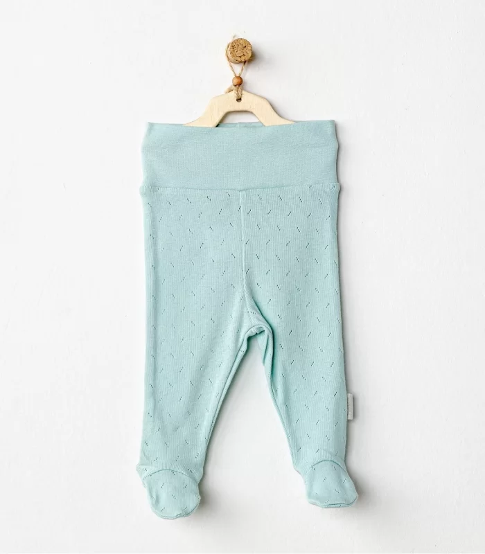 Andywawa AC24706 Jacquard Patikli Bebek Pantolon Green