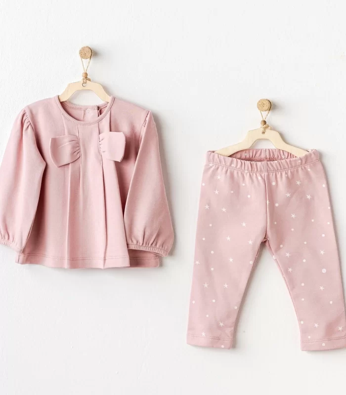 Andywawa AC25053 Puppy Gazelle 2Li Bebe Takım Pink