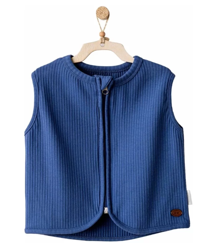 Andywawa Ac25208 Basic Bebe Yelek İndigo