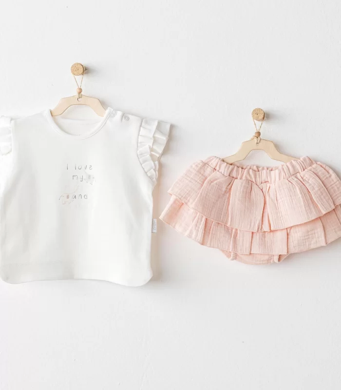 Andywawa Ac25522 Love Family 2li Takım Salmon