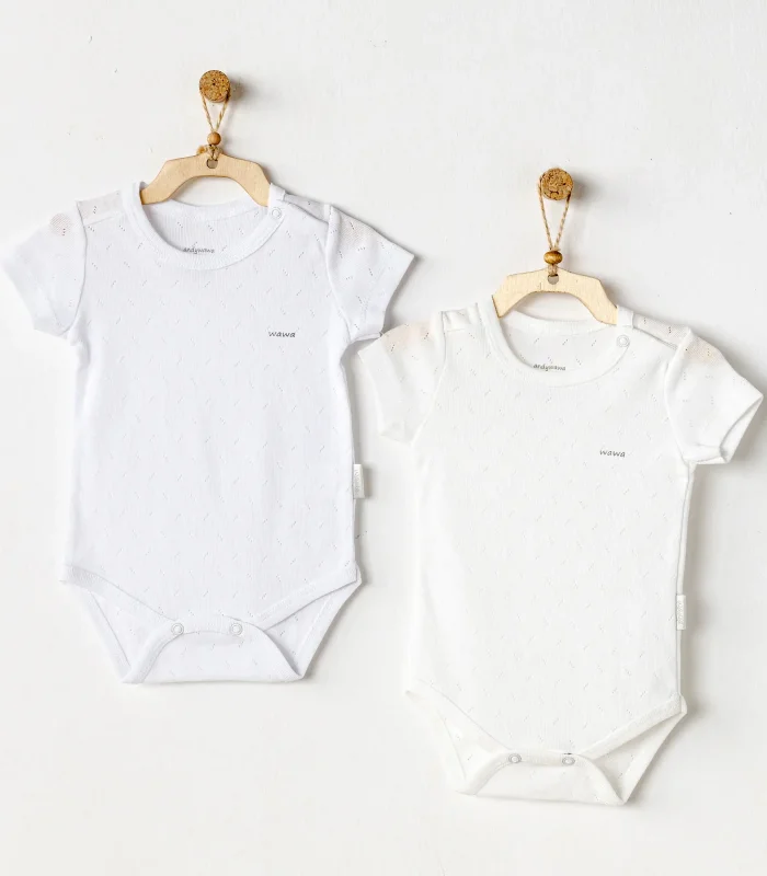 Andywawa Ac25554 Sleeve Jacquard 2li Basic Body White Snow