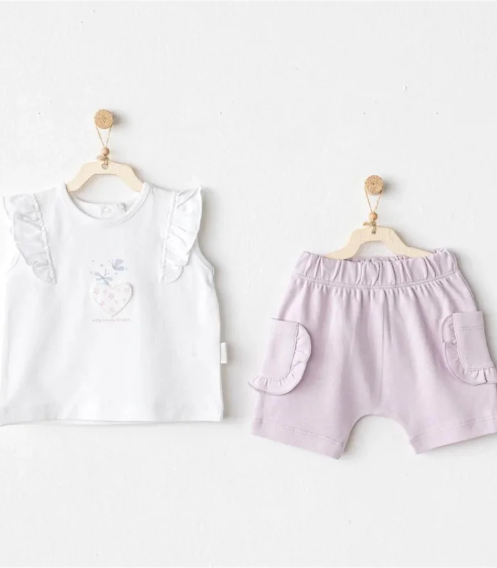 Andywawa Ac25581 Magical Butterfly 2li Takım Lila