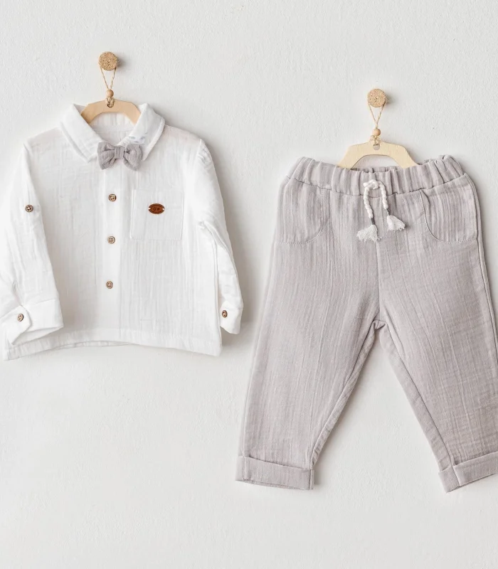 Andywawa Ac25622 Ocean İs My Happy Place 2li Takım Grey