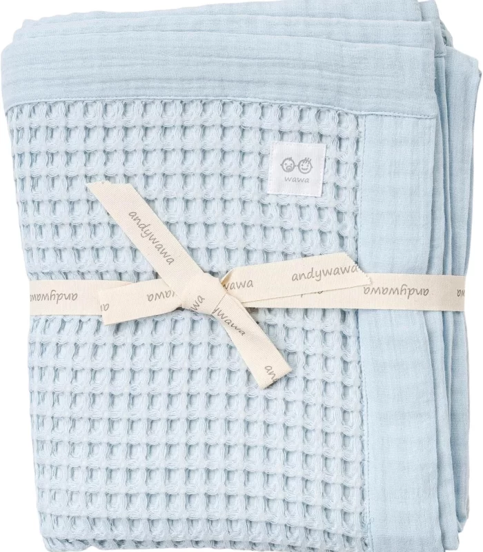 Andywawa Ac25887 100x120 Pike Home Bebek Battaniye Blue