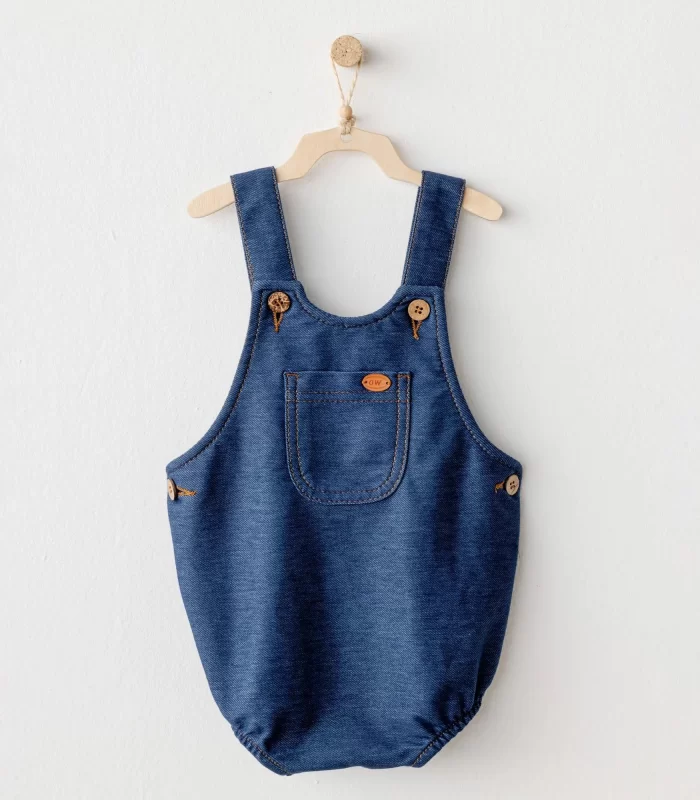 Andywawa Ac25931 Romper Casual Bebek Tulum İndigo