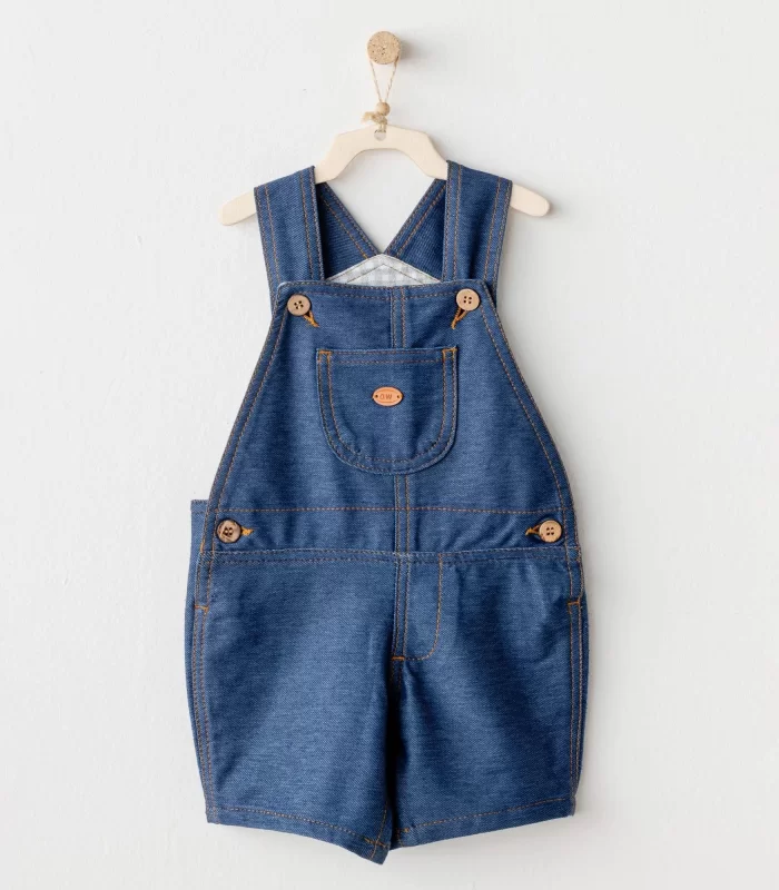 Andywawa Ac25932 Casual Bebek Salopet İndigo