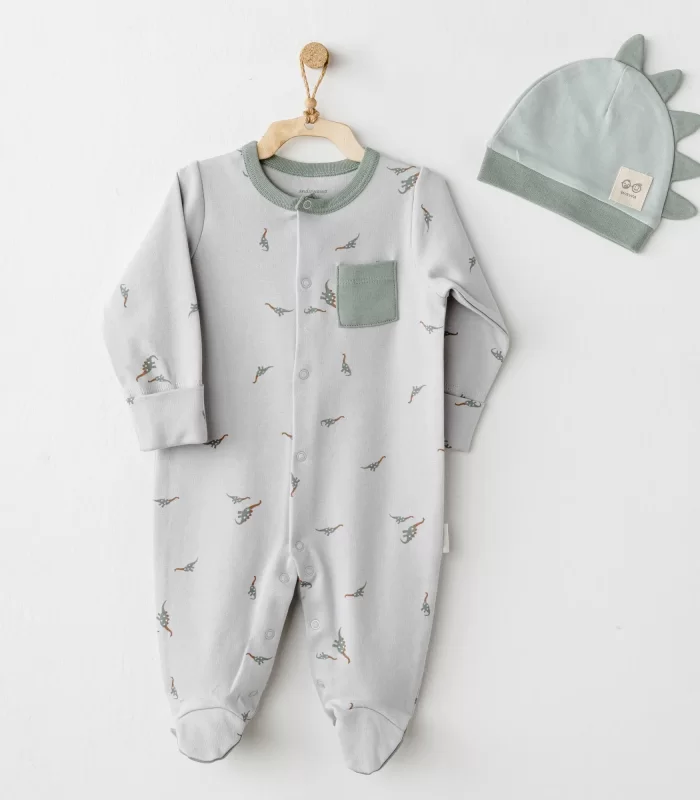 Andywawa Ac26003 Mummy S Snuggle Saurus Tulum Takım Green