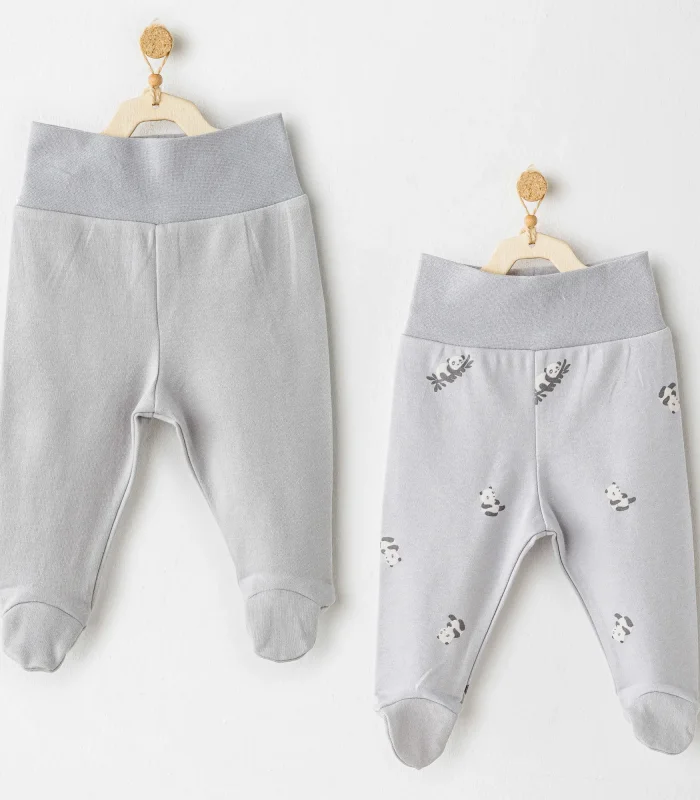 Andywawa Ac26034 Keep Smiling 2li Pantolon Grey