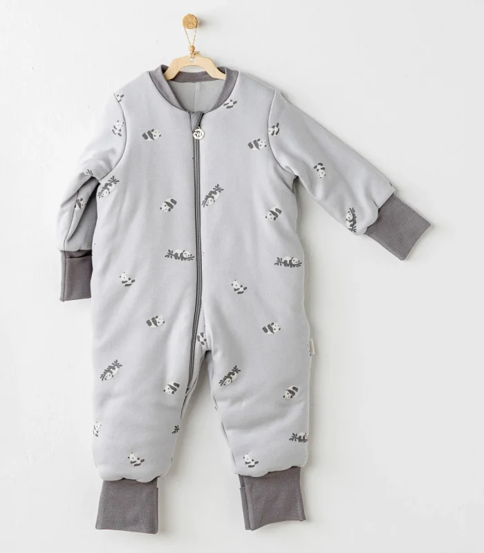 Andywawa Ac26035 Fiber Keep Smiling Uyku Tulumu 2,5 Tog Grey
