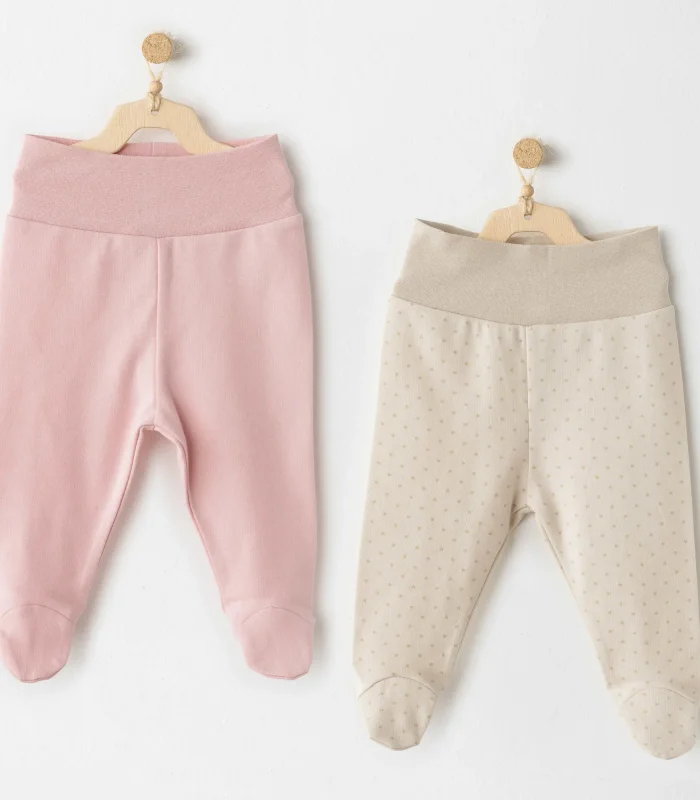 Andywawa Ac26046 You Are Special 2li Patikli Pantolon Pink