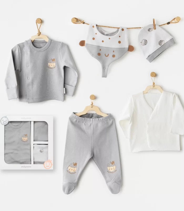 Andywawa Ac26100 Hello Autumn 5li Hastane Çıkışı Grey