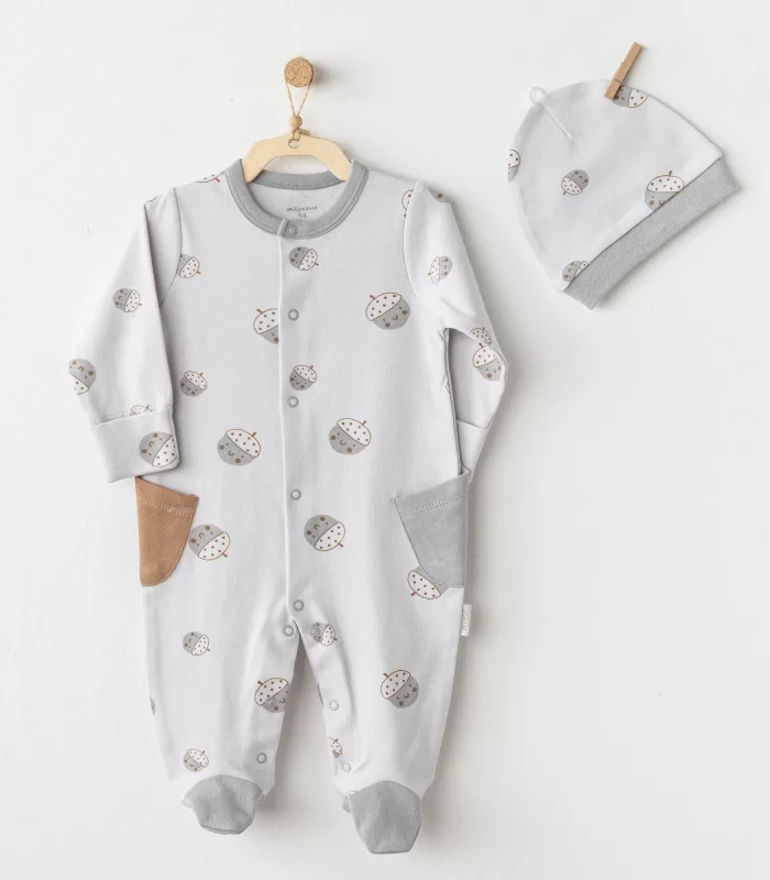 Andywawa Ac26104 Hello Autumn Tulum Takım Grey