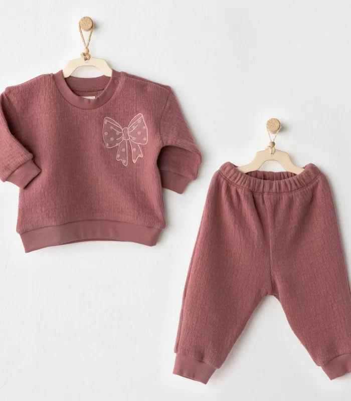 Andywawa Ac26200 Casual 2li Takım Dusty Pink