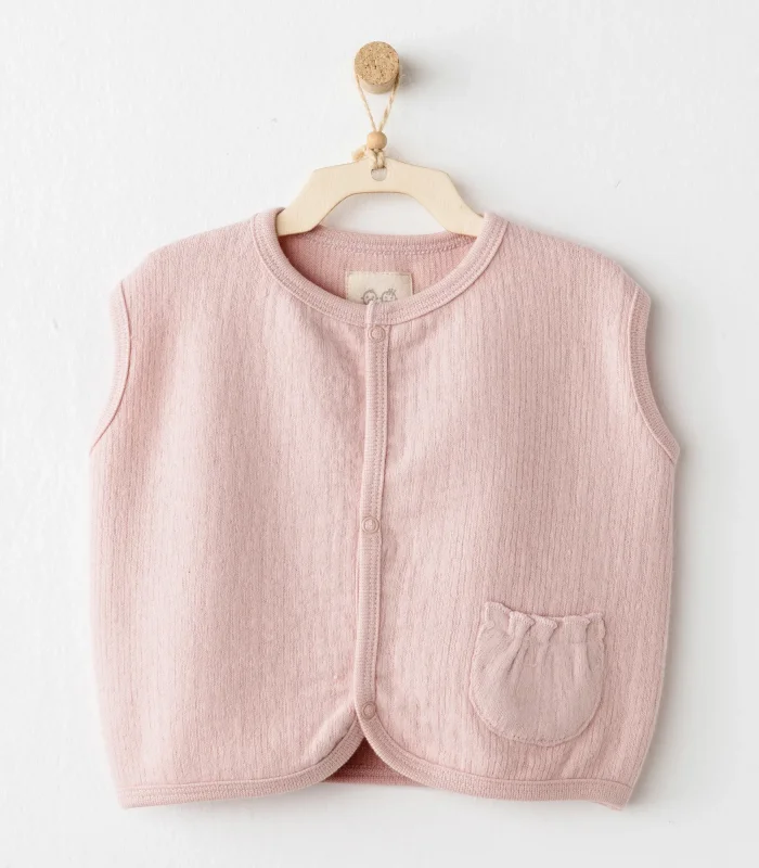 Andywawa Ac26201 Casual Yelek Pink