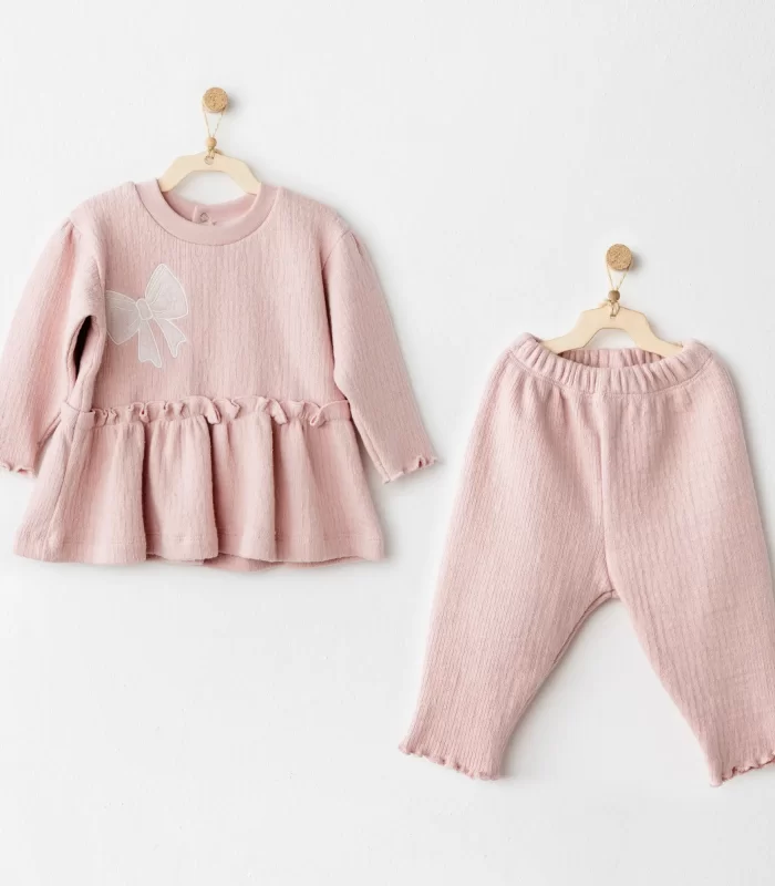 Andywawa Ac26204 Casual 2li Takım Pink
