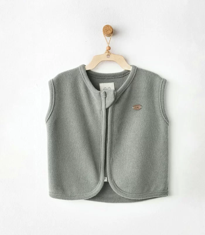 Andywawa Ac26211 Casual Yelek Green